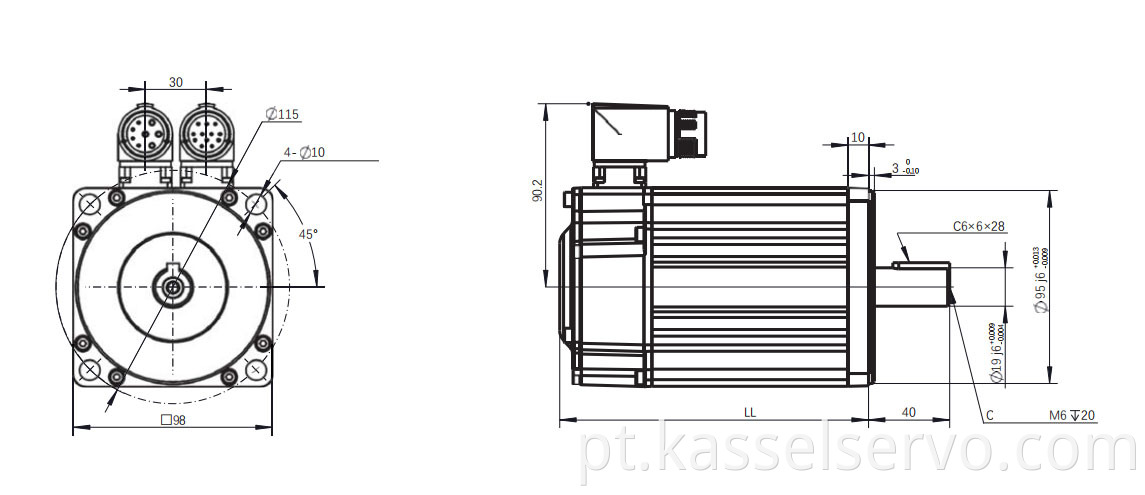 Z8A 400V 1.5KW 100mm